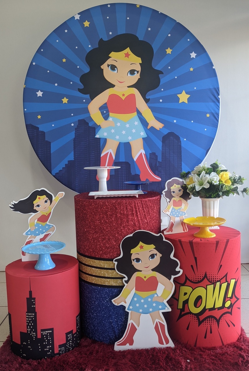 Mulher Maravilha - Bella festa decoração 