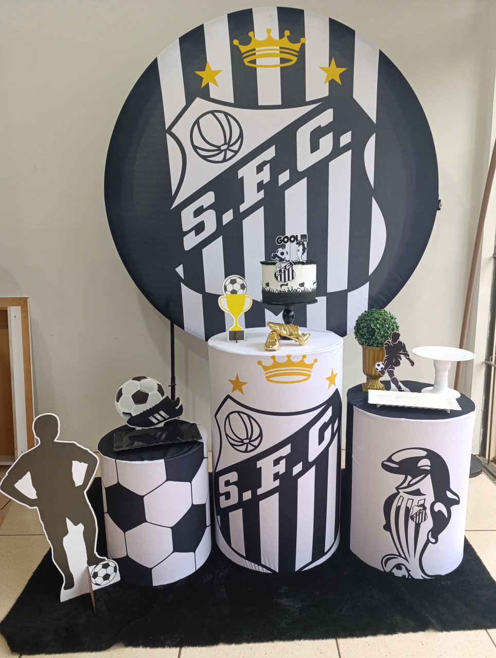 Kit Santos Futebol  - Bella festa decoração 