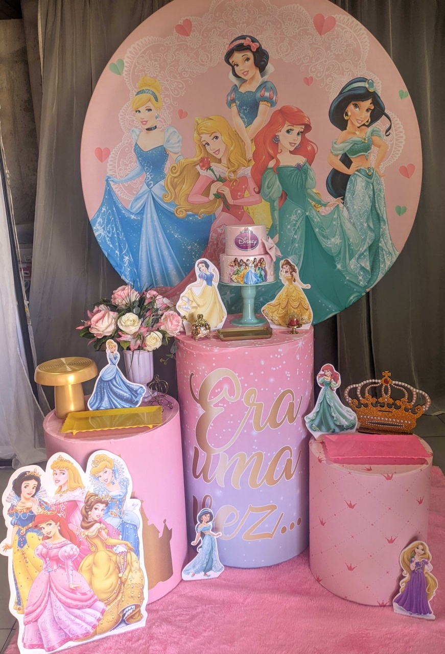 As Princesas - Bella festa decoração 