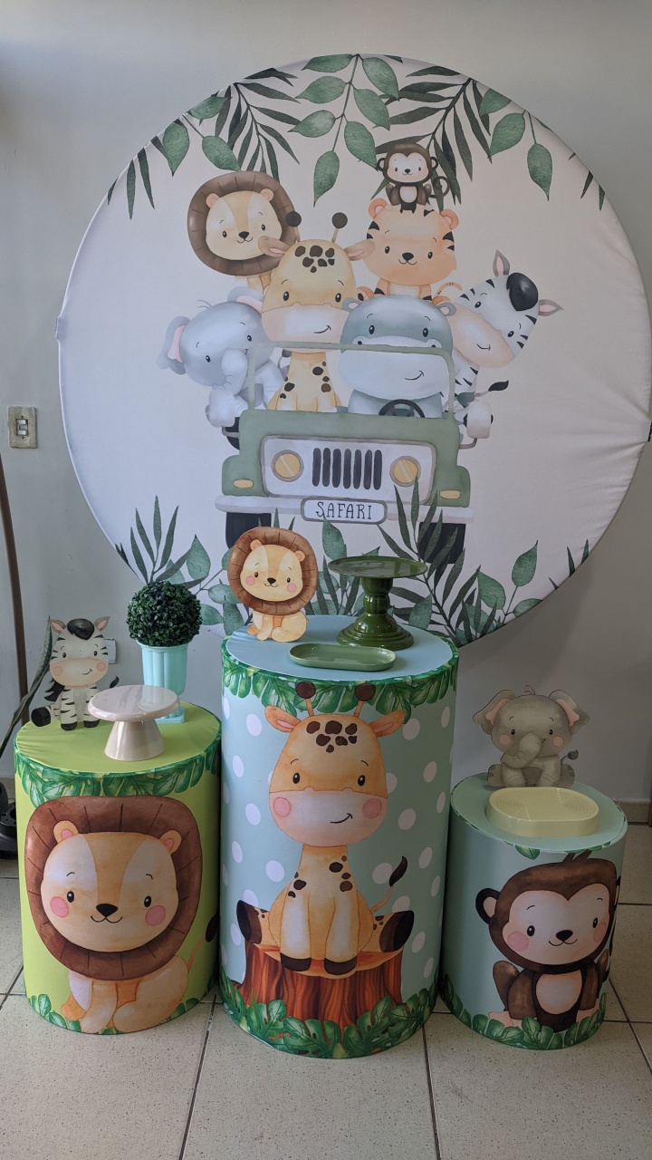 Safari1 - Bella festa decoração 