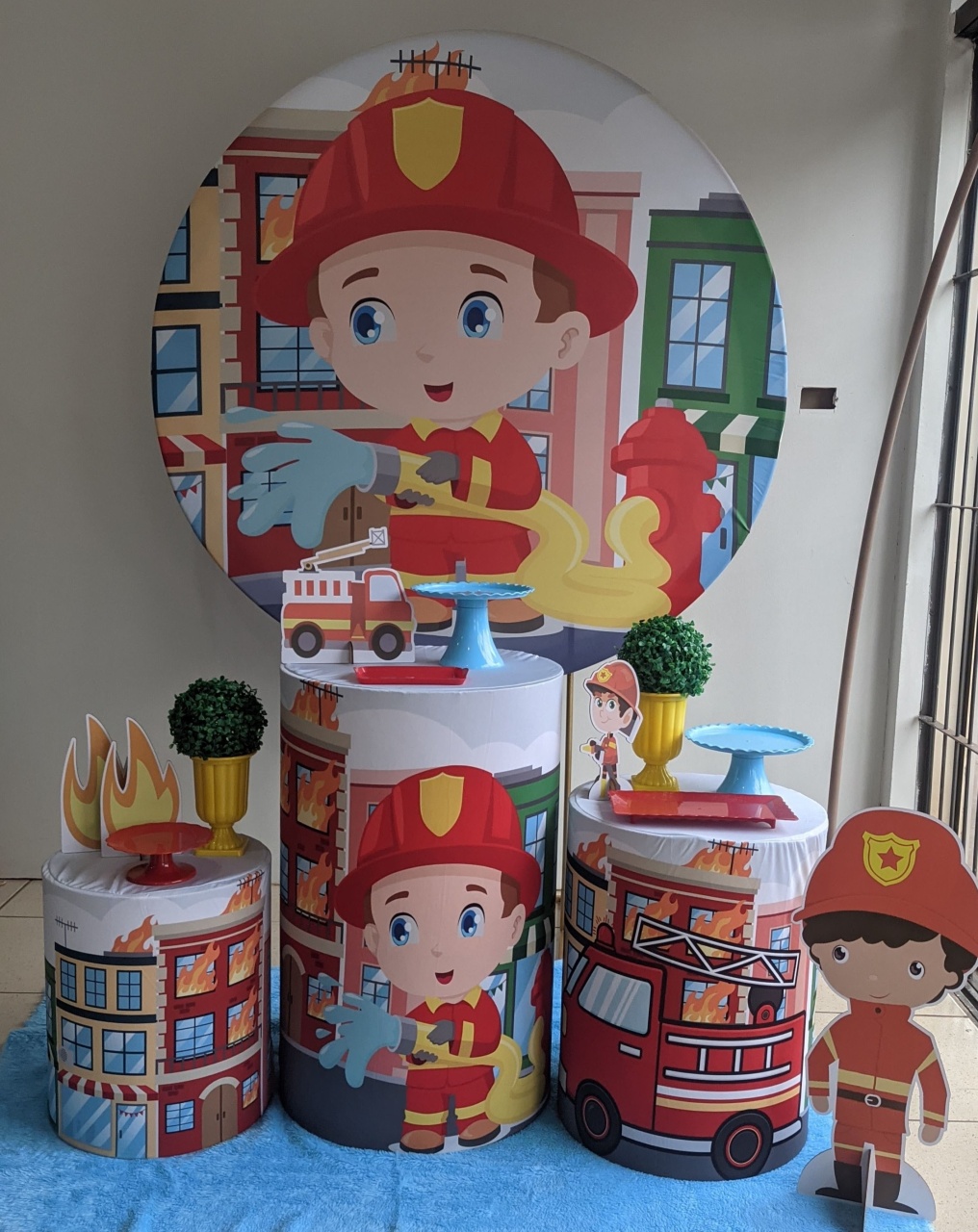 Kit Bombeiro - Bella festa decoração 