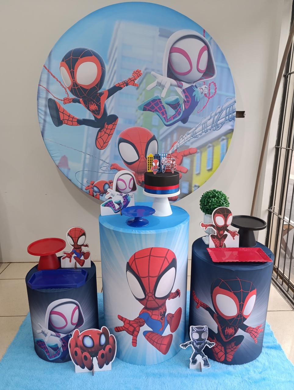 Kit Spider E Amigos  - Bella festa decoração 