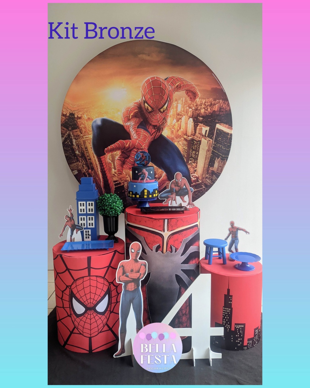 Homem Aranha2 - Bella festa decoração 