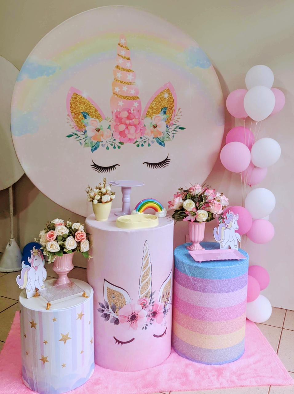  Unicornio (Nao Inclui Baloes) - Bella festa decoração 