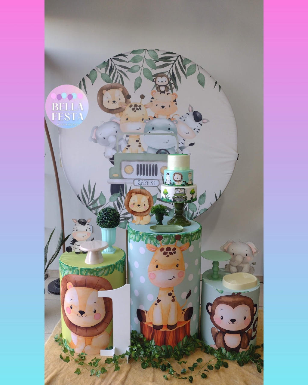 Safari2 - Bella festa decoração 