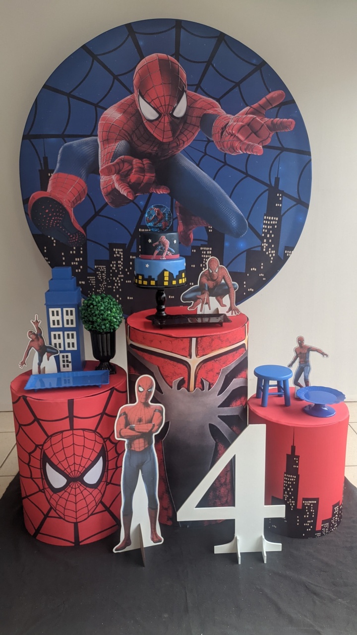 Kit Homem Aranha  - Bella festa decoração 