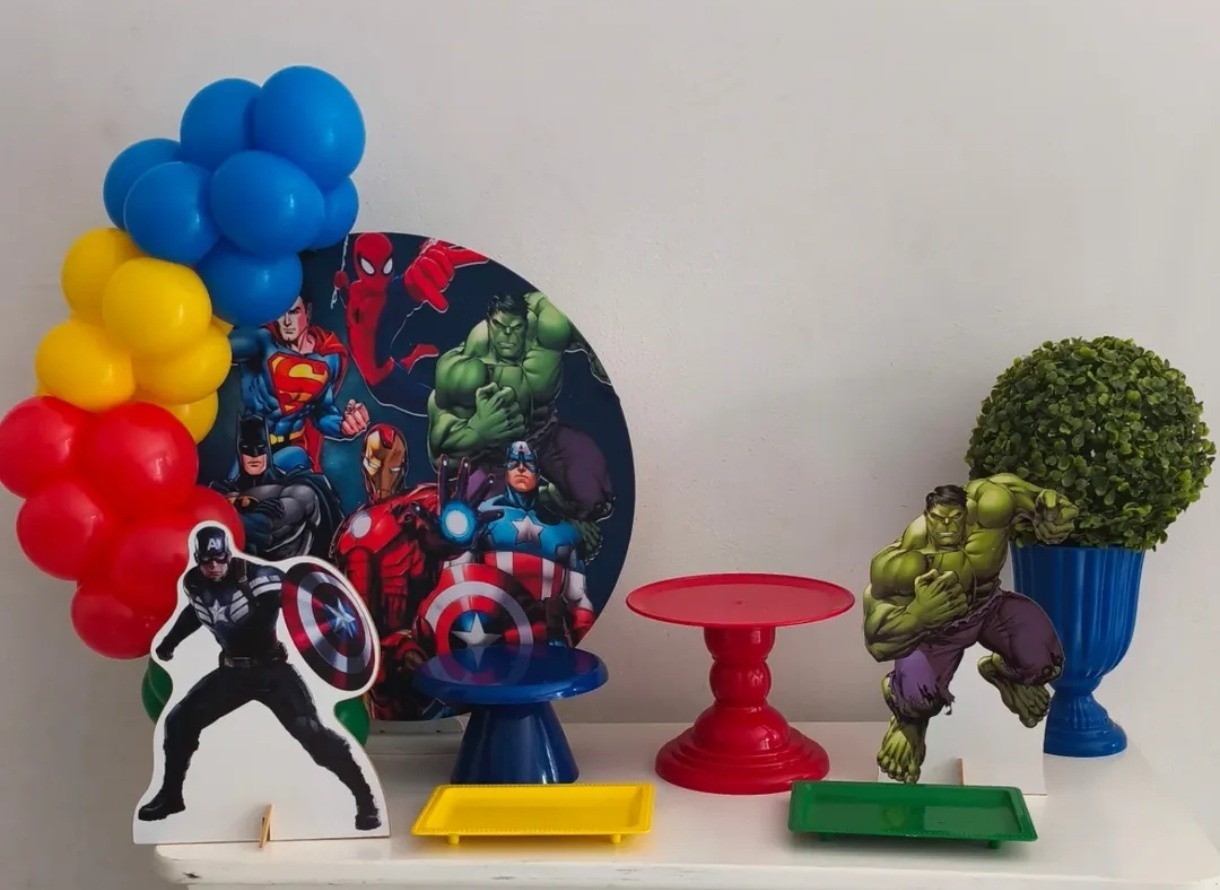 Mini Cenário Vingadores  - Thefest