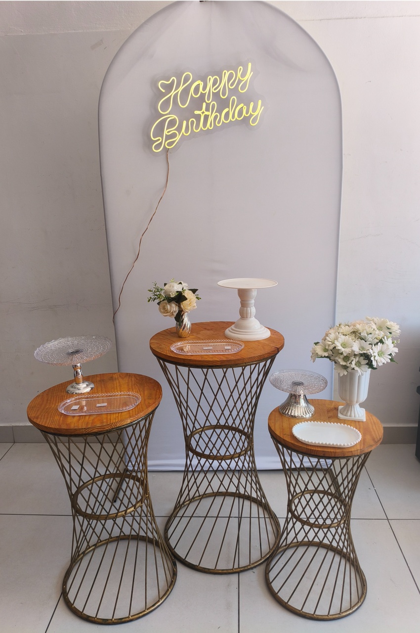 Kit Collor Branco Com Prata - Thefest