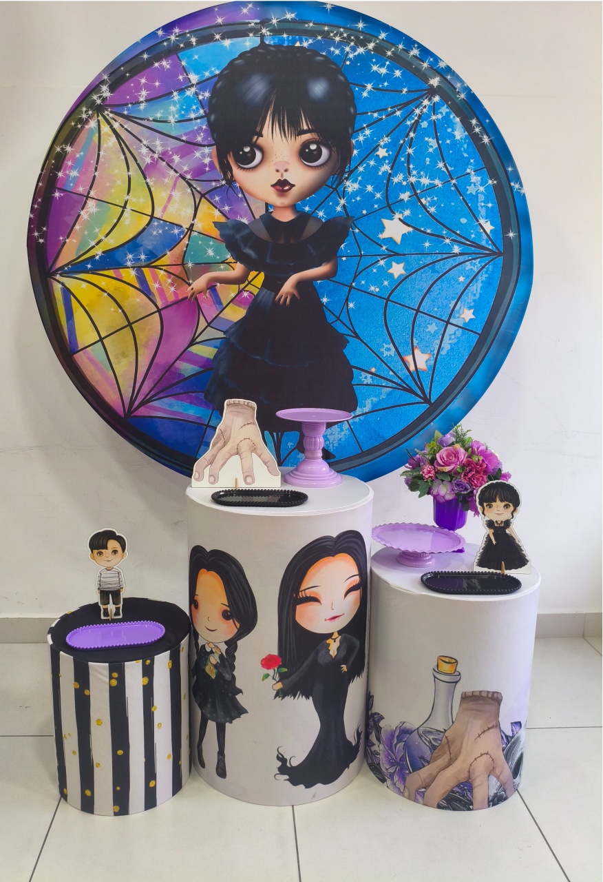Kit Prata Wandinha Cute - Thefest