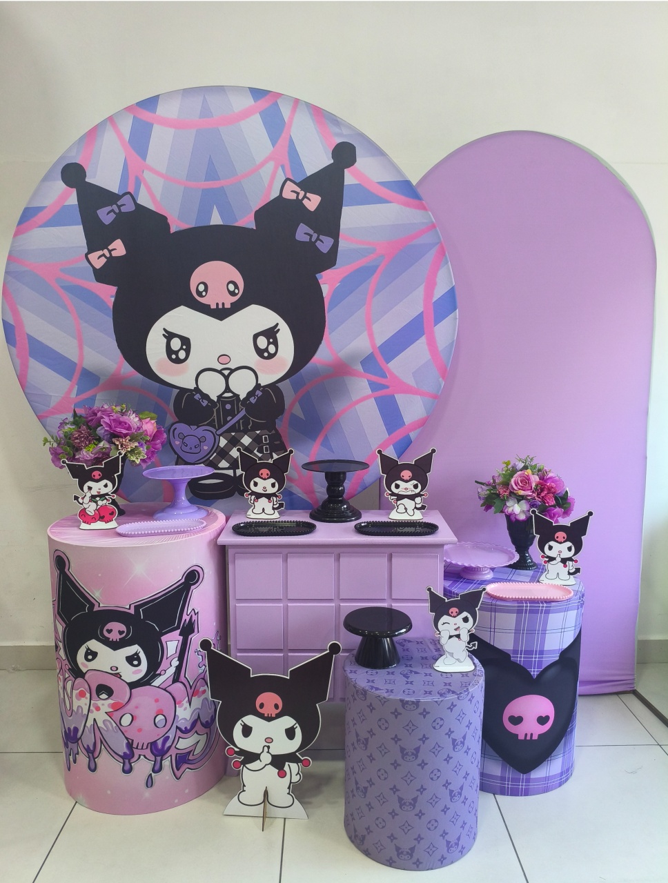 Kit Diamante Tema Kuromi - Thefest