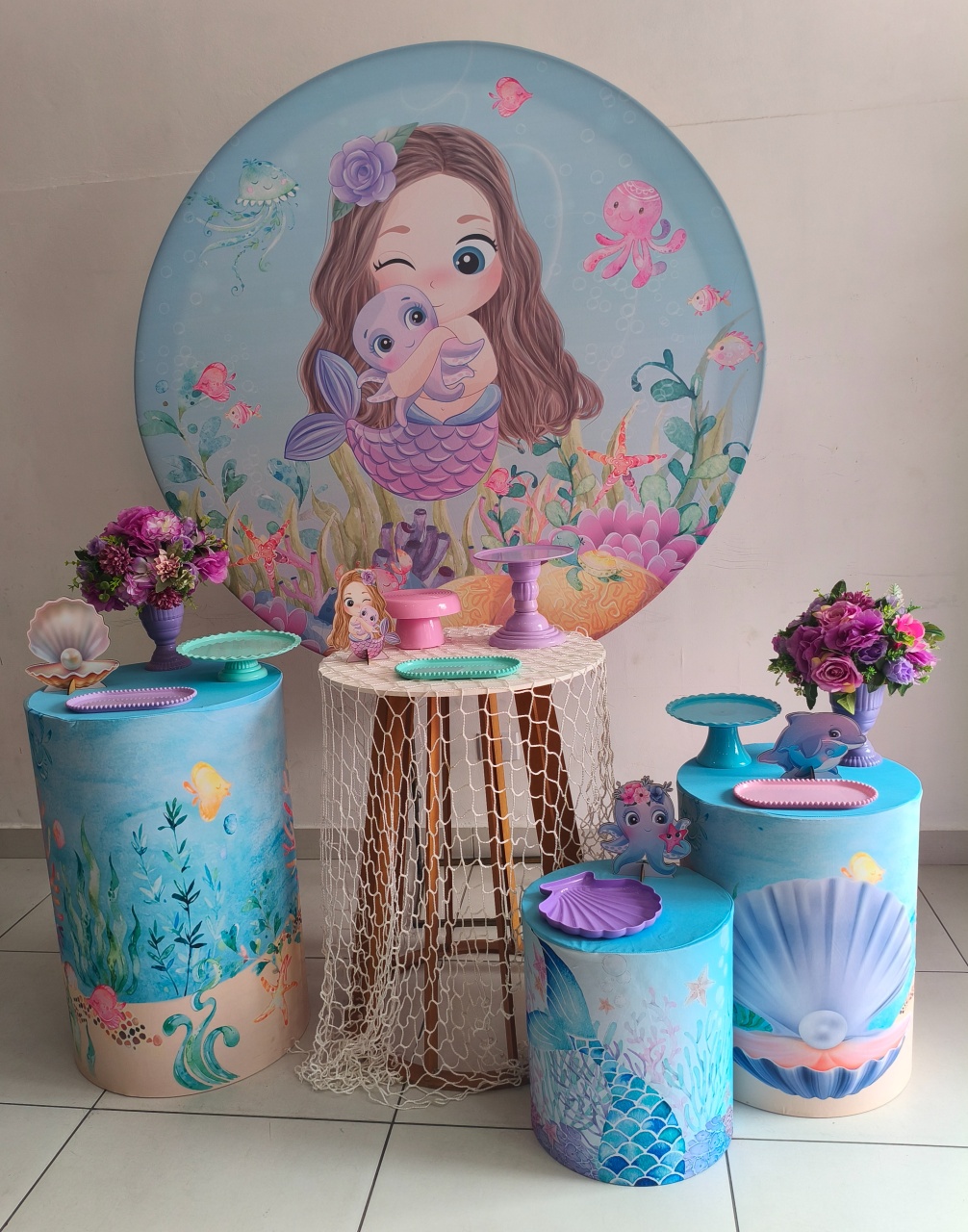 Kit Ouro Sereia Cute - Thefest