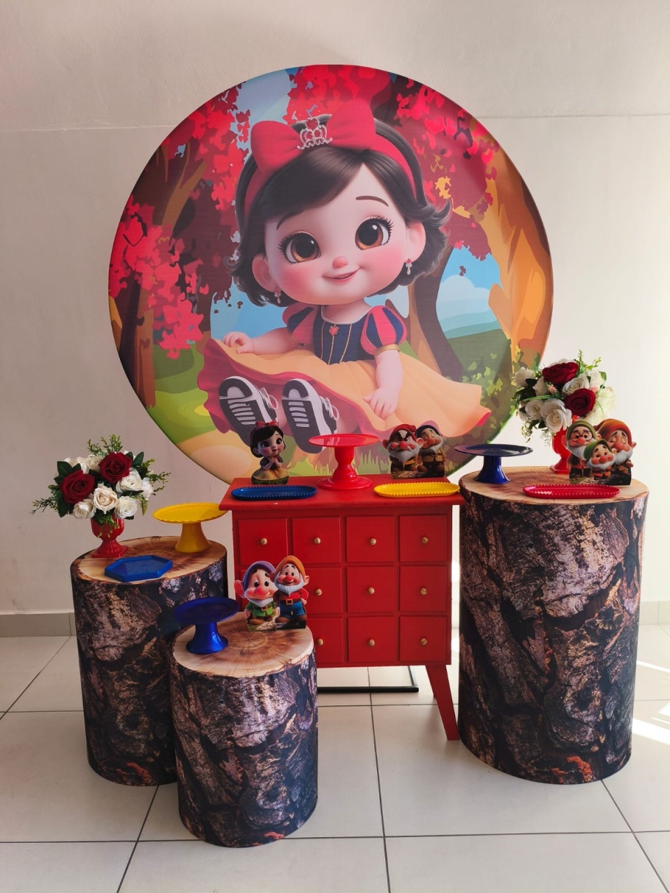 Kit Ouro Branca de Neve Cute  - Thefest