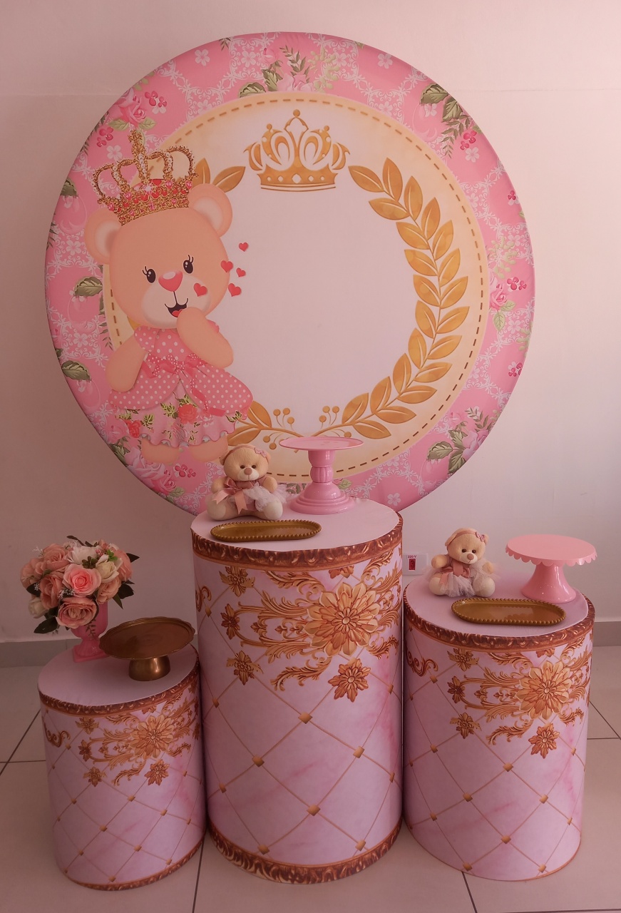 Kit Prata Ursinha Realeza 2 - Thefest
