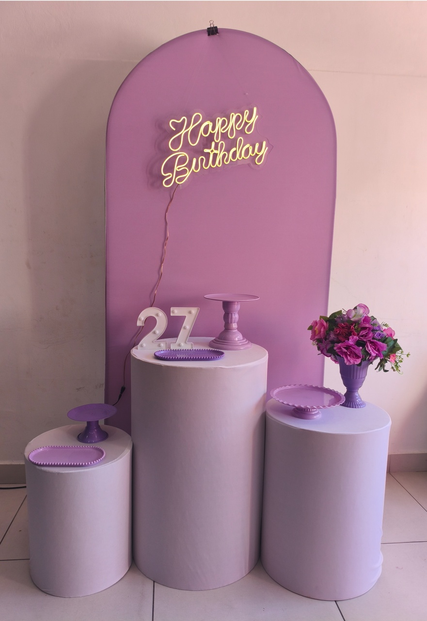 Kit Collor Lilás Com Cilindros + Led - Thefest