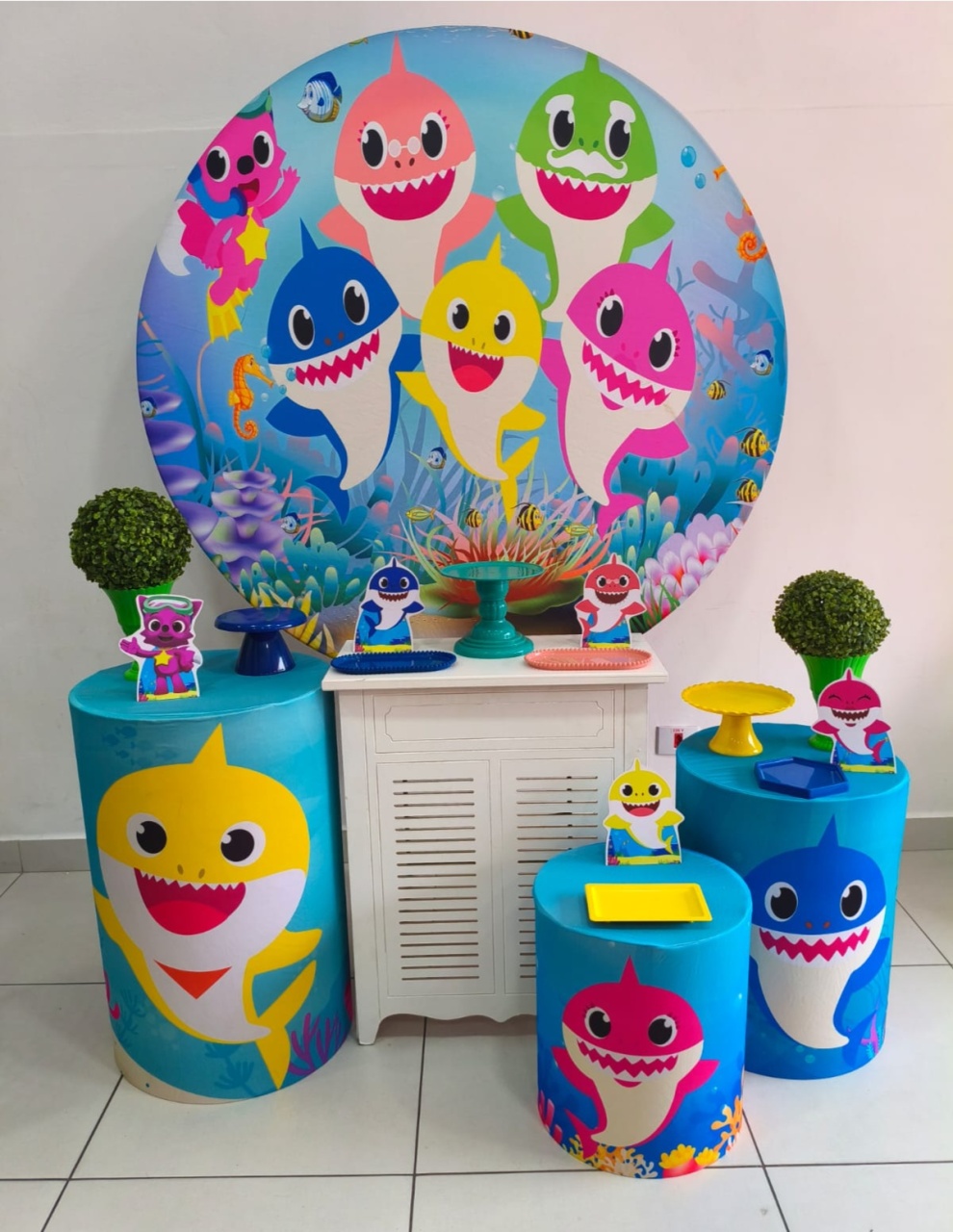 Kit Ouro Baby Shark - Thefest