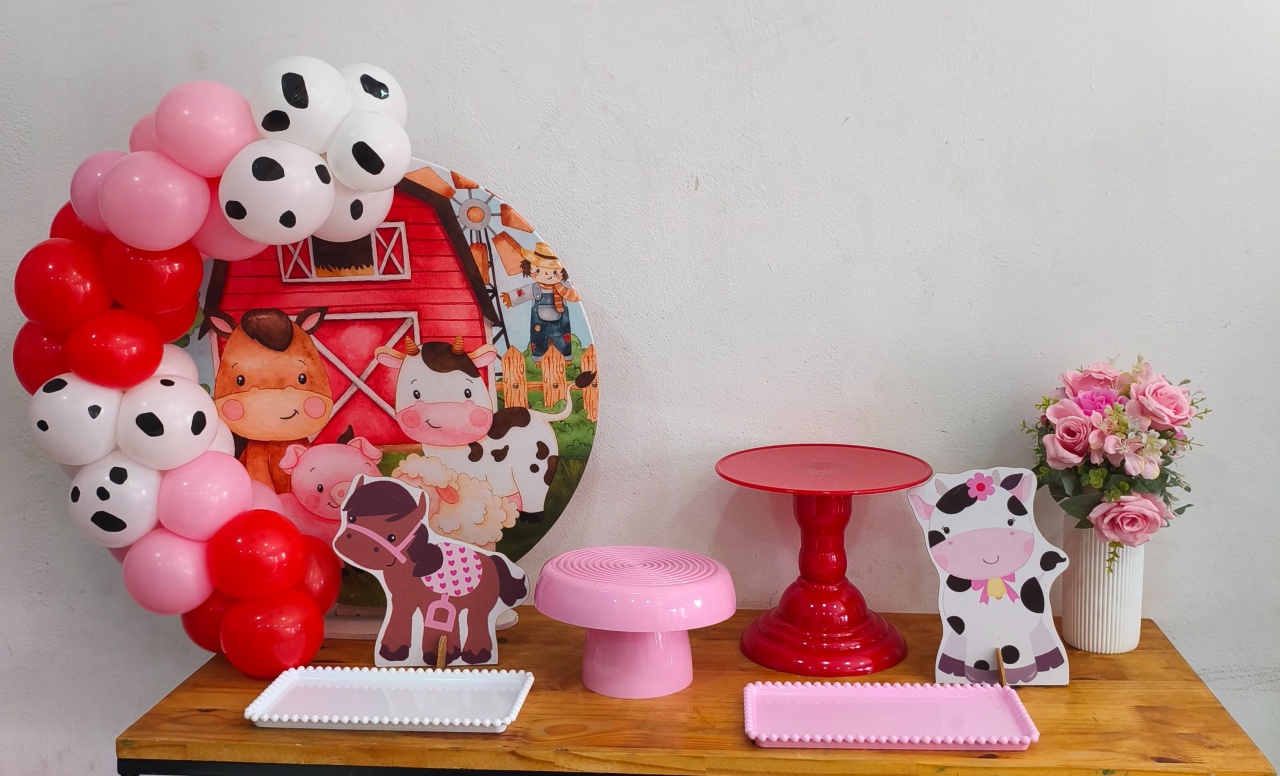 Mini Cenário Fazendinha Menina - Thefest
