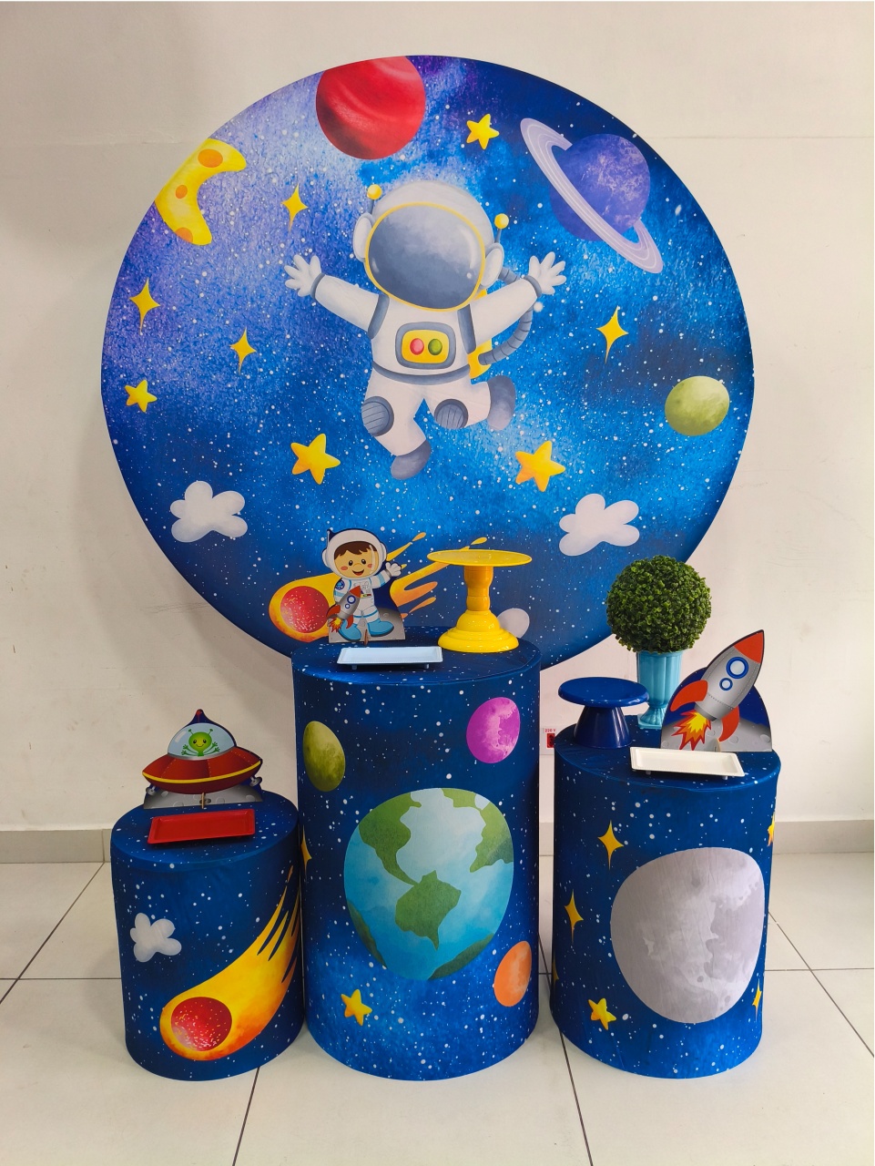 Kit Prata Astronauta - Thefest