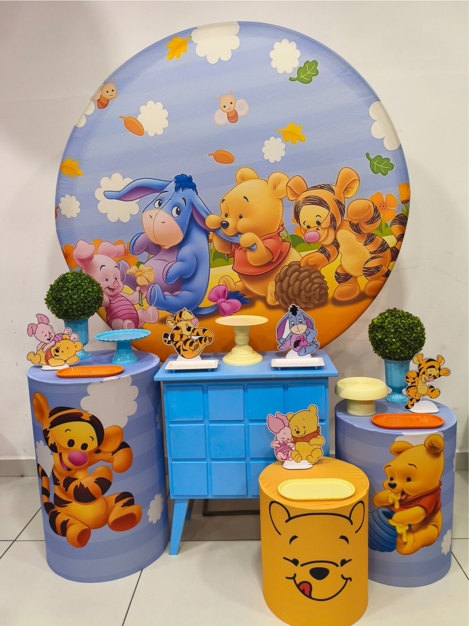 Kit Ouro Ursinho Pooh - Thefest