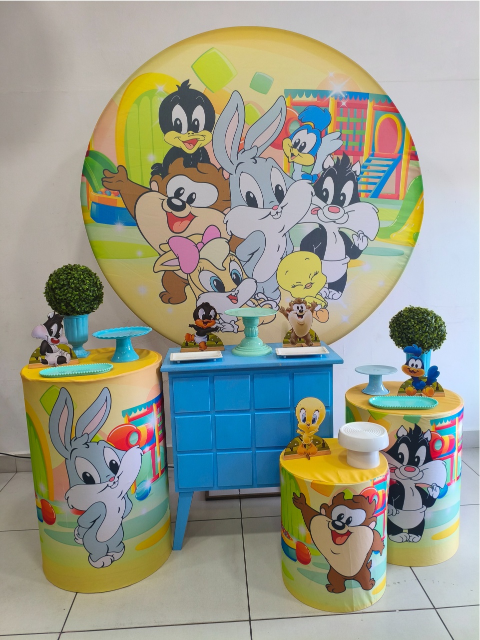 Kit Ouro Baby Looney Tunes Menino - Thefest