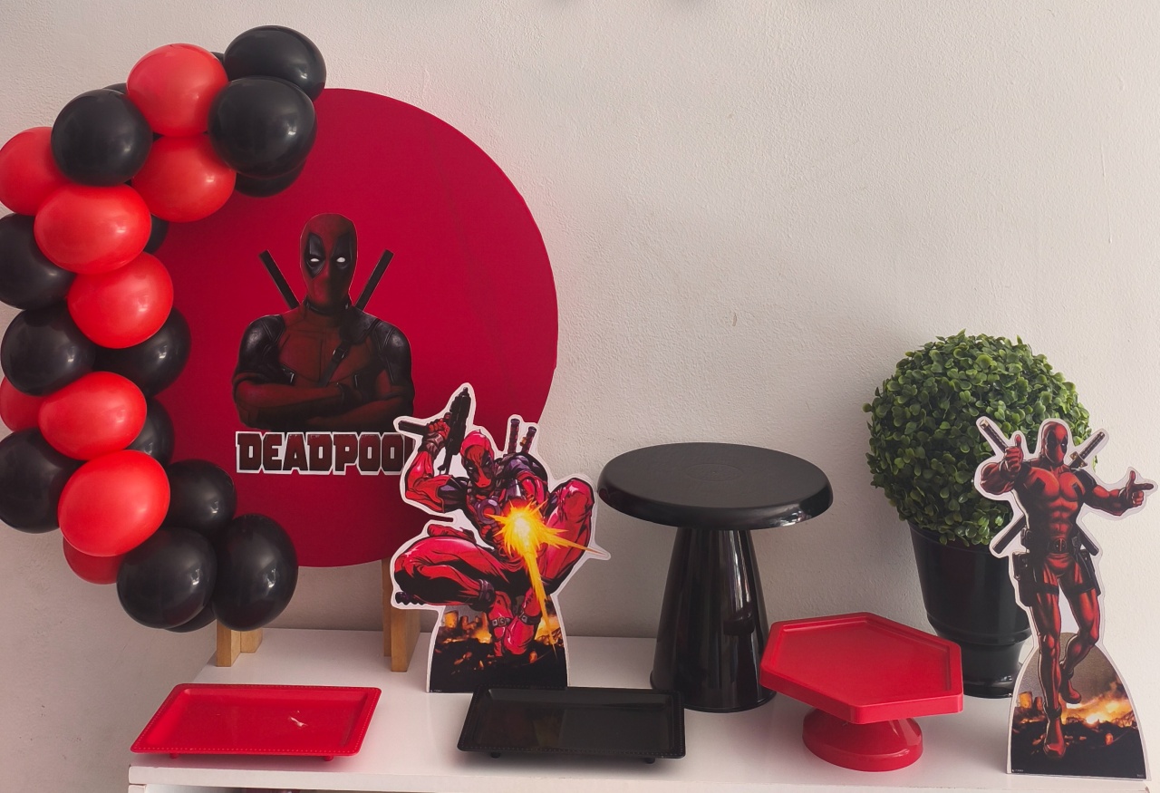 Mini Cenário Deadpool  - Thefest