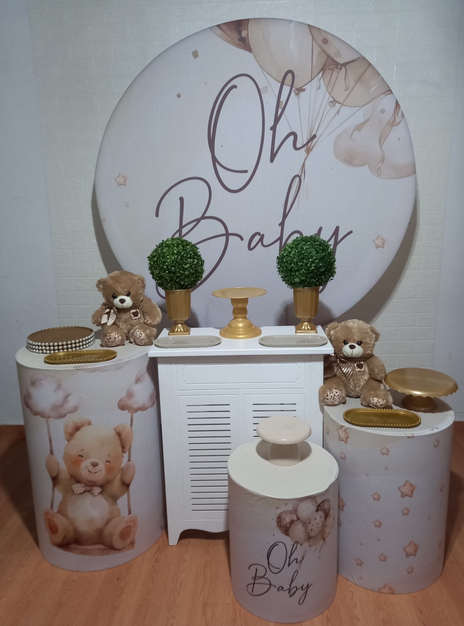 Kit Ouro Oh Baby - Thefest