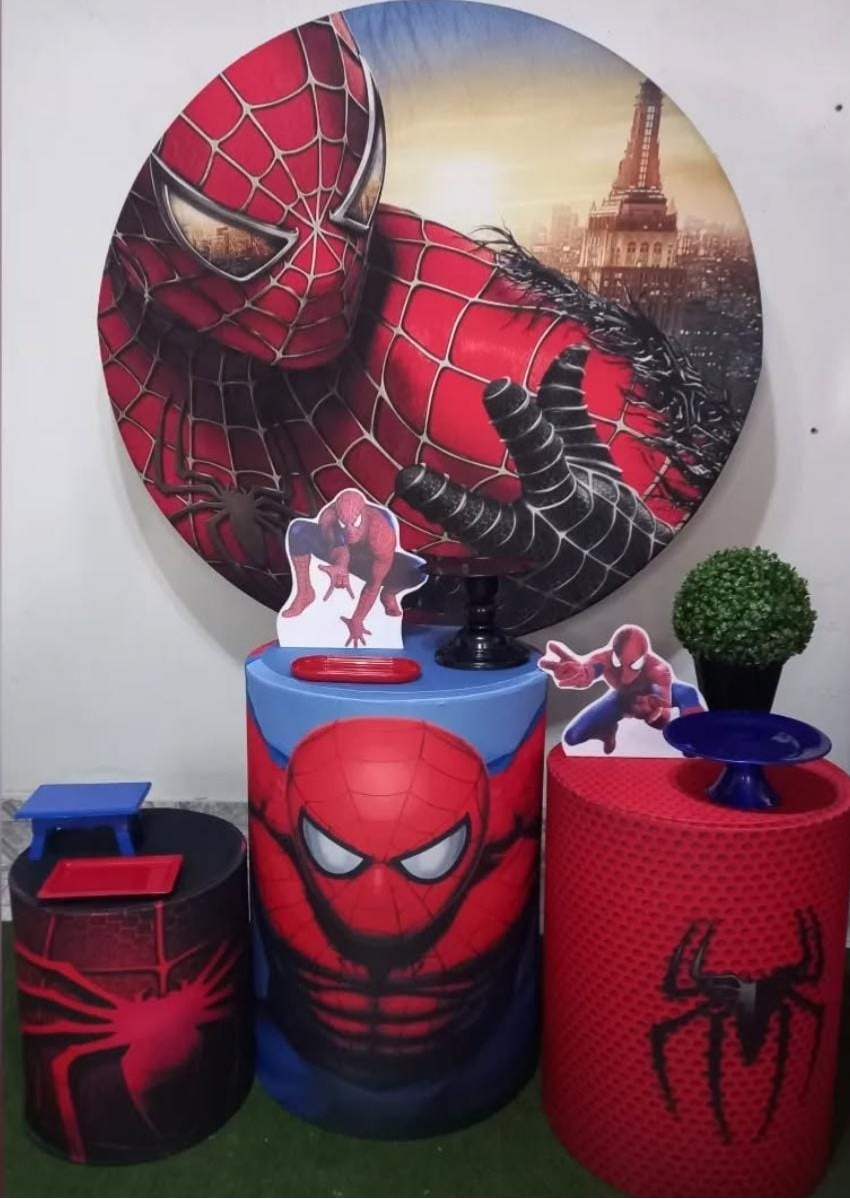 Kit Prata Homem Aranha - Thefest