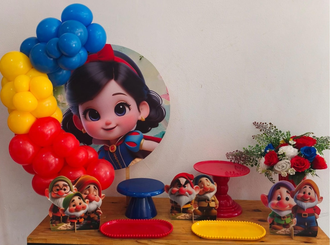 Mini Cenário Branca de Neve Cute - Thefest