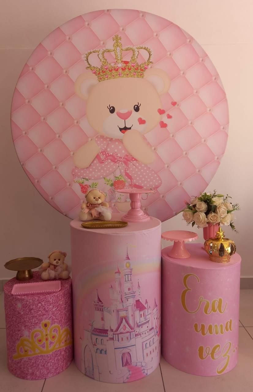 Kit Prata Ursinha Realeza  - Thefest