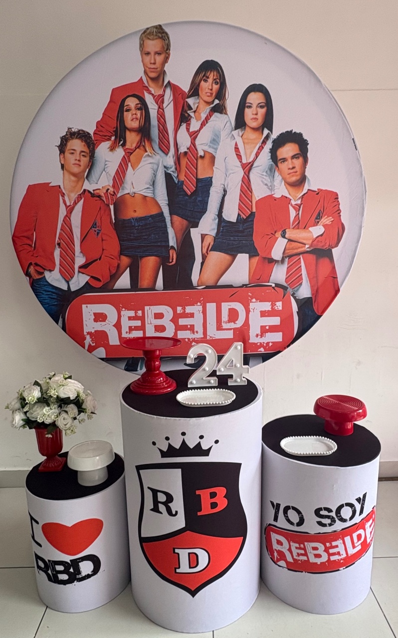 Kit Prata Rebeldes - Thefest