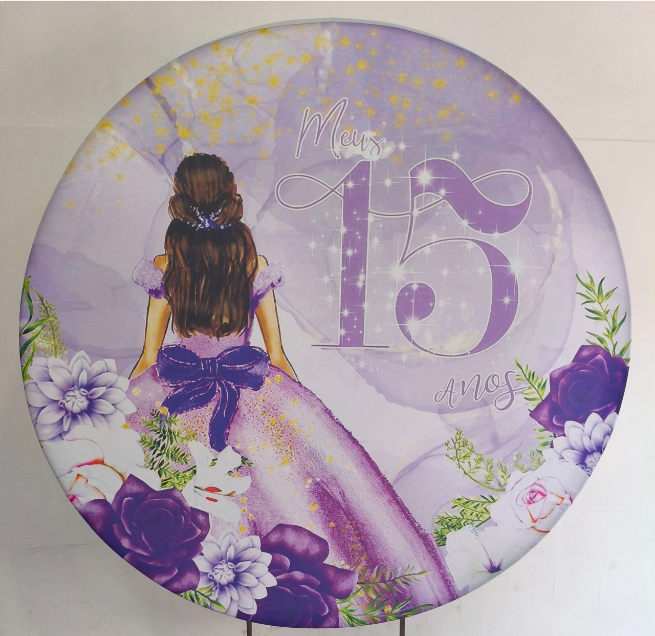 Painel 15 Anos Lilas - Thefest