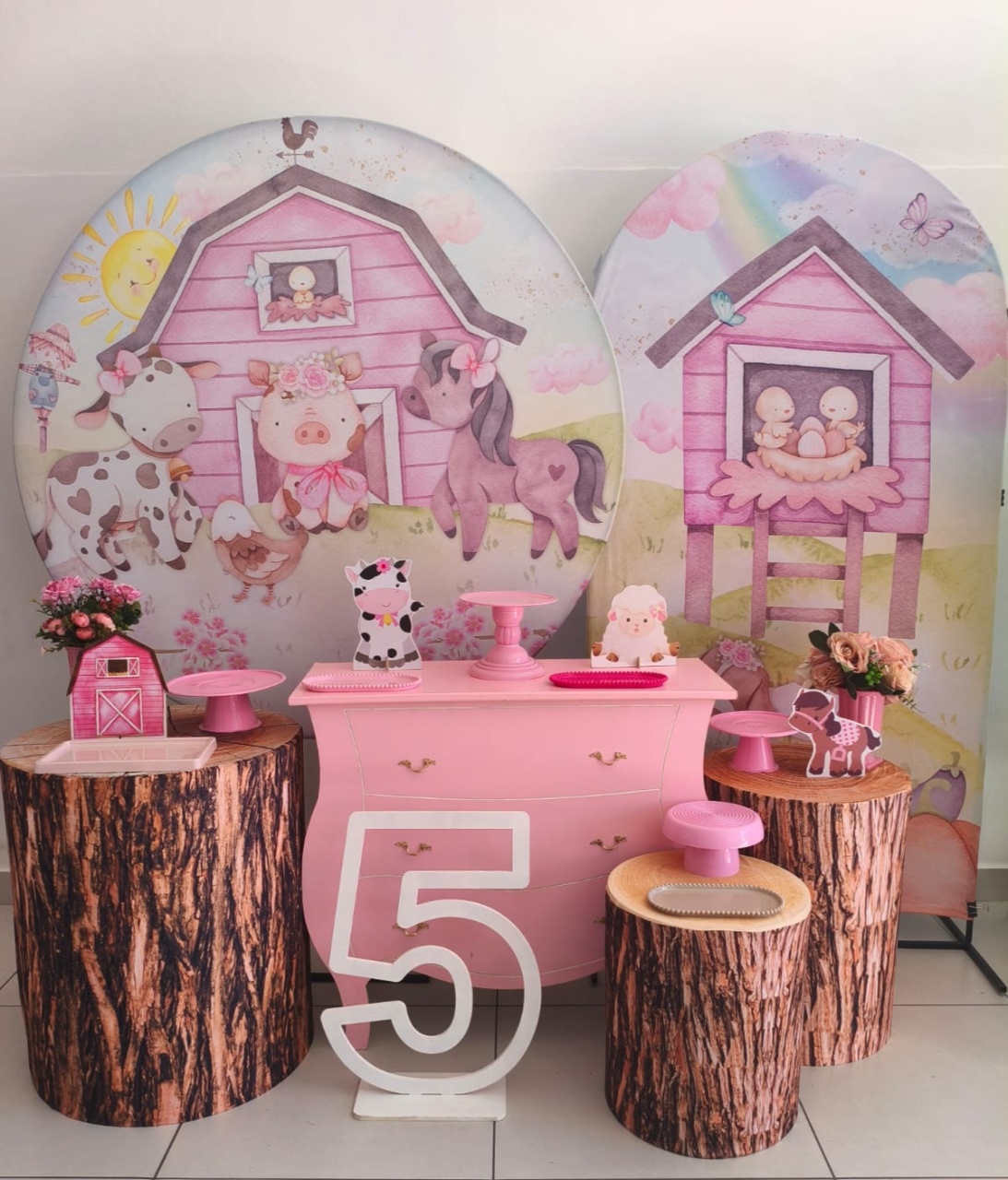 Kit Diamante Fazendinha Menina - Thefest