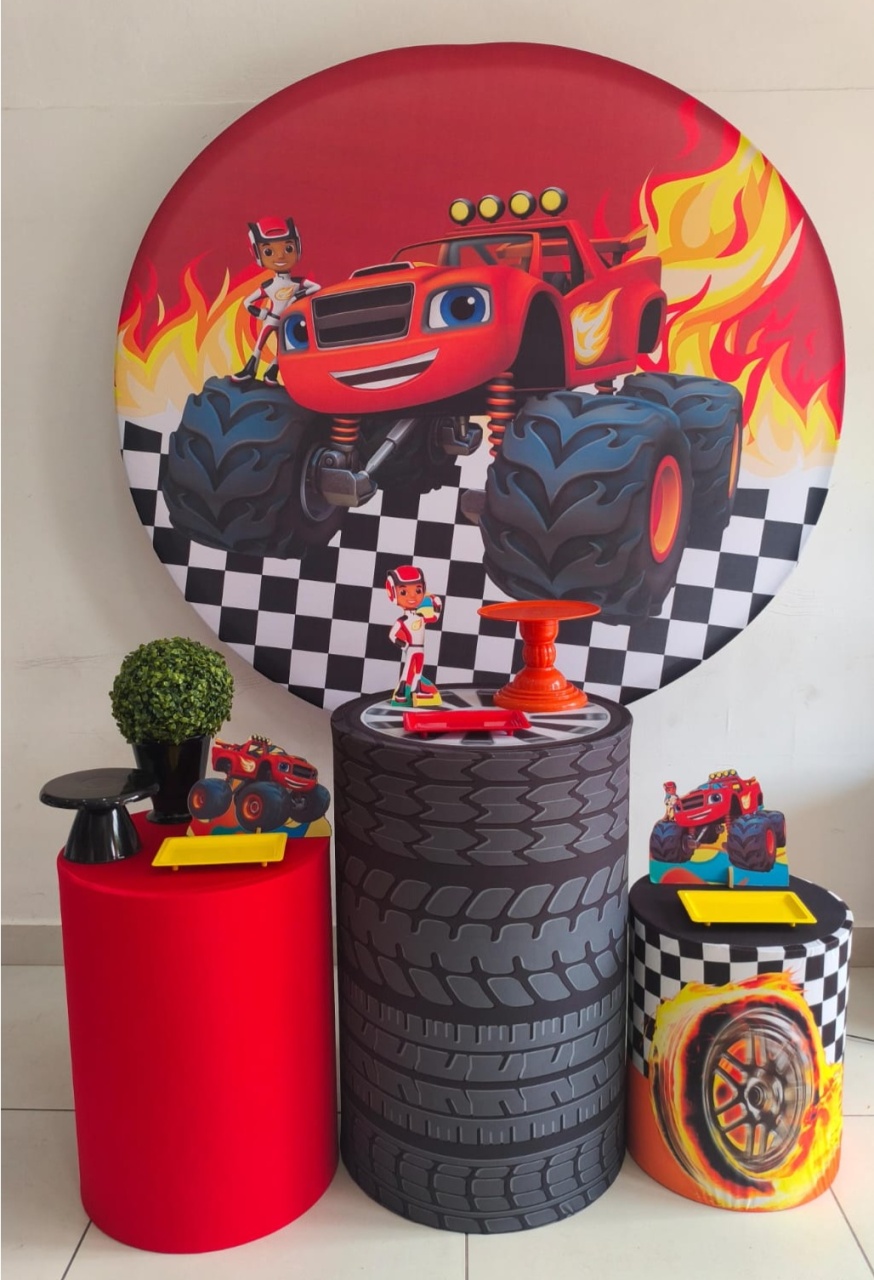 Kit Prata Blazer Monster Machine - Thefest