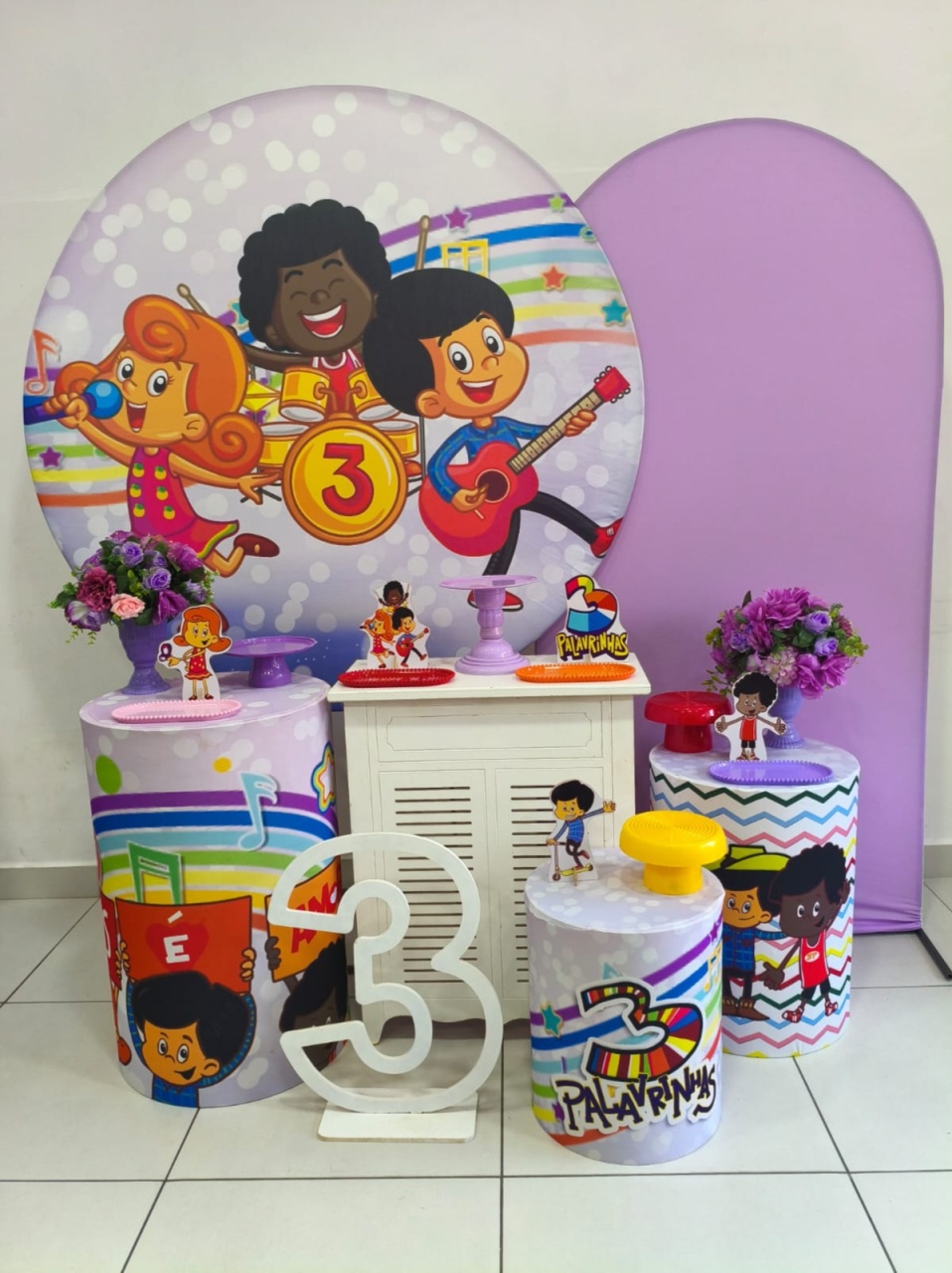 Kit Diamante 3 Palavrinhas Menina - Thefest