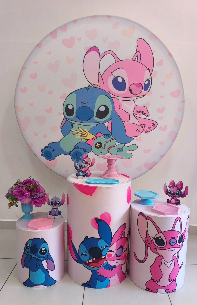 Kit Prata Stitch E Angel - Thefest