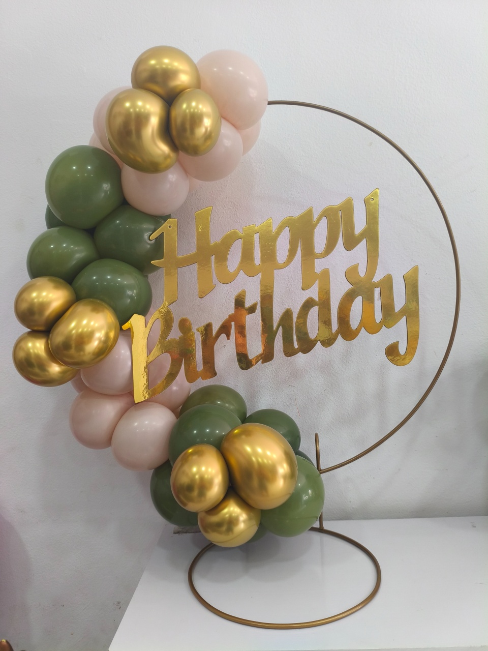 Mini Painel Verde E Bege  - Thefest