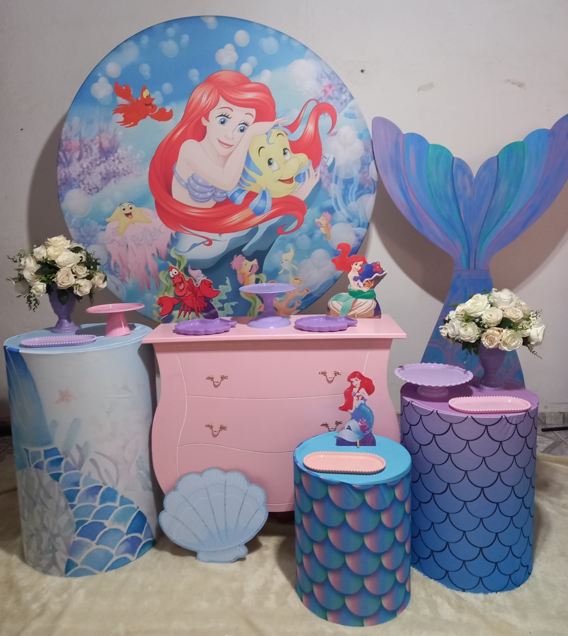 Kit Diamante Pequena Sereia 1   - Thefest