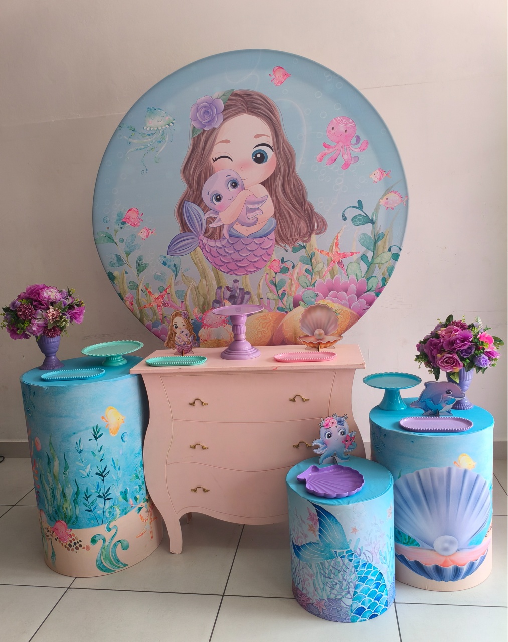 Kit Ouro Sereia Cute 2 - Thefest