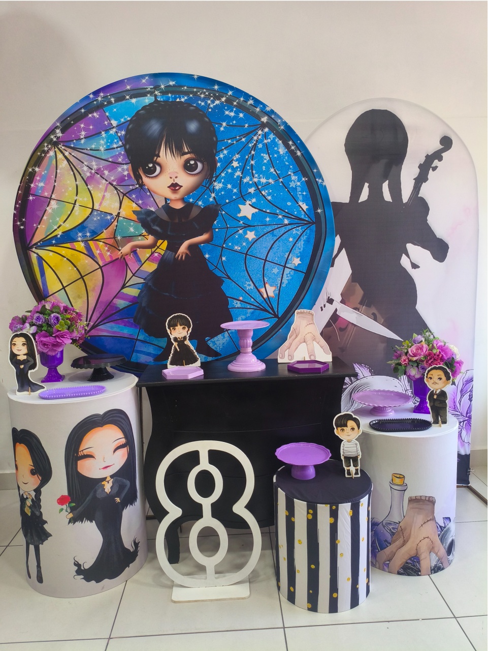 Kit Diamante Wandinha Cute - Thefest