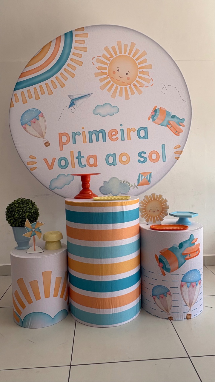 Kit Prata Primeira Volta Ao Sol - Thefest