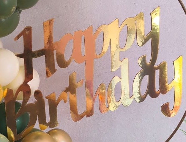 Mini Letreiro Happy Birthday - Thefest