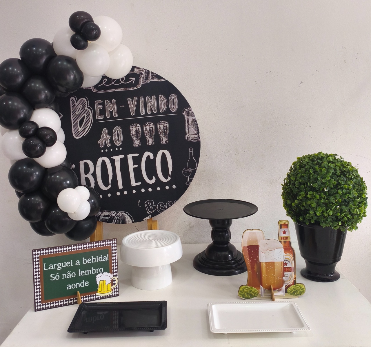 Mini Cenário Tema Boteco - Thefest