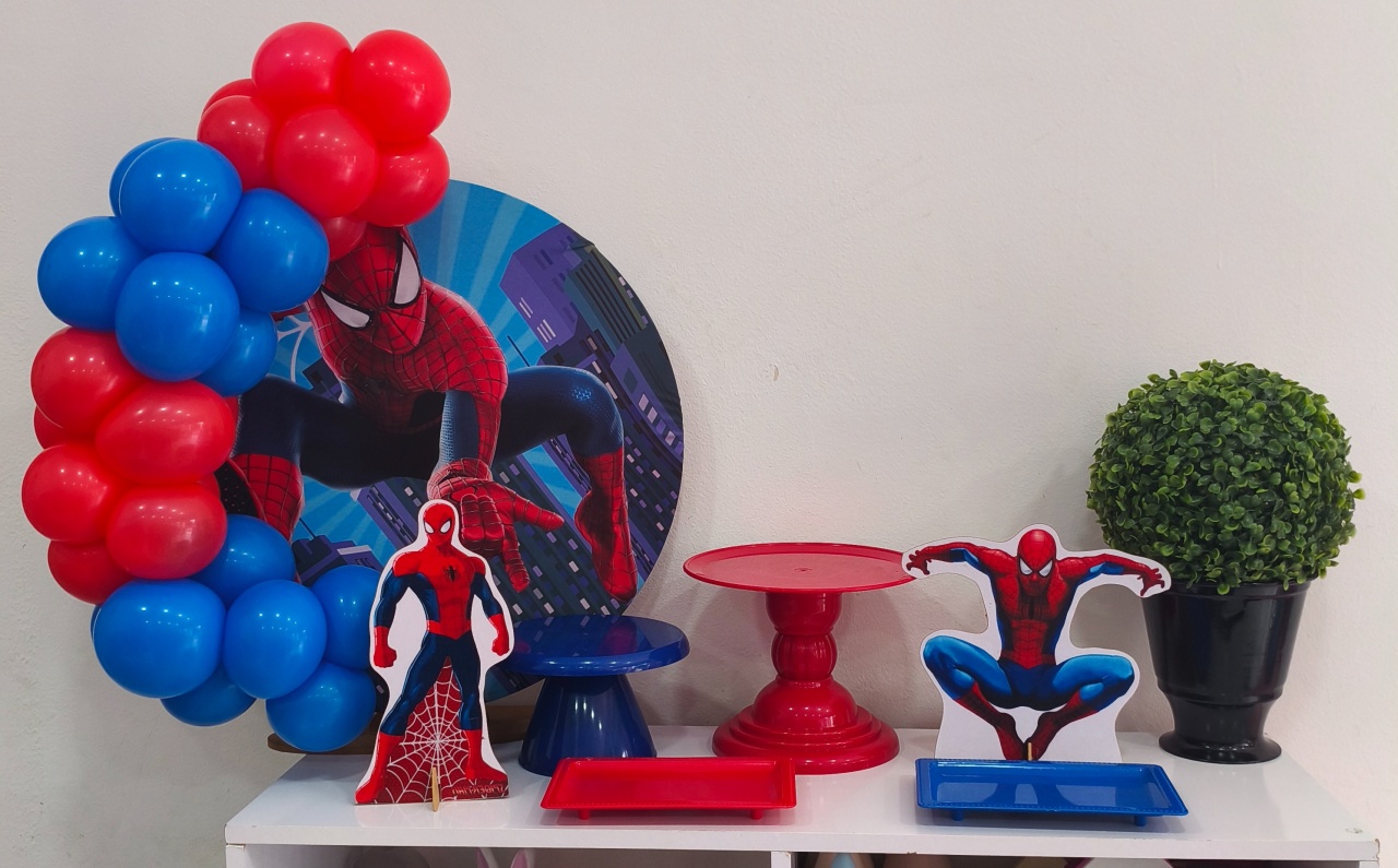 Mini Cenário Homem Aranha - Thefest