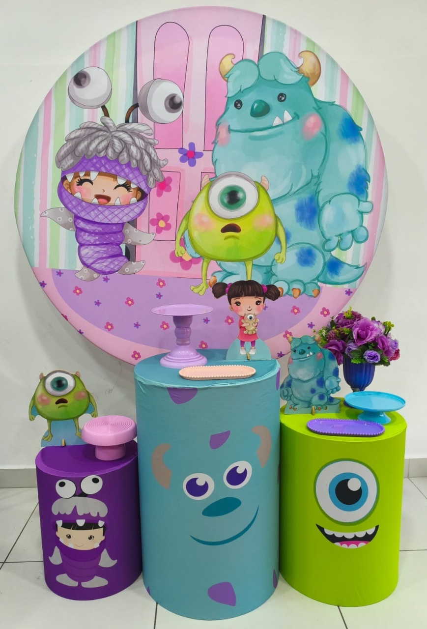  Kit Prata Monstros S.a Cute - Thefest