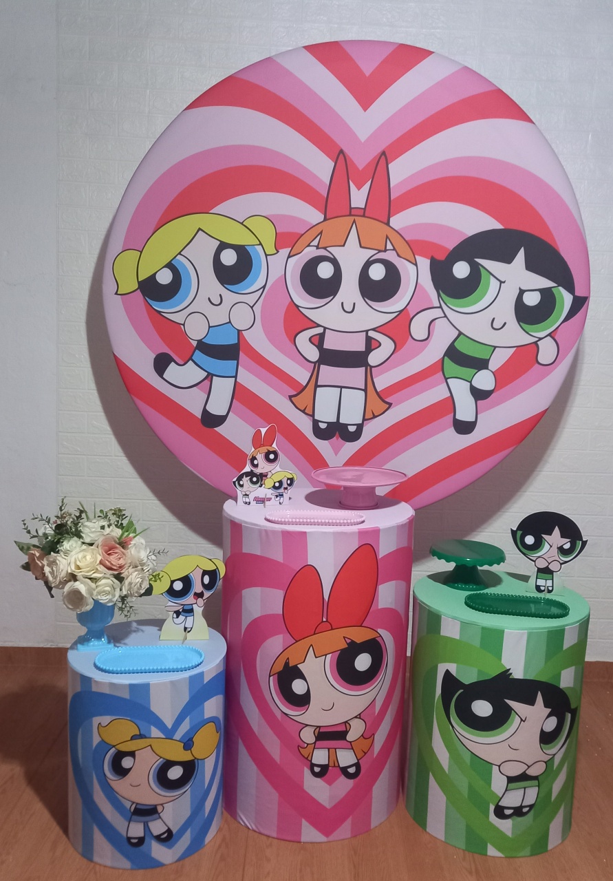 Kit Prata As Meninas Super Poderosas  - Thefest