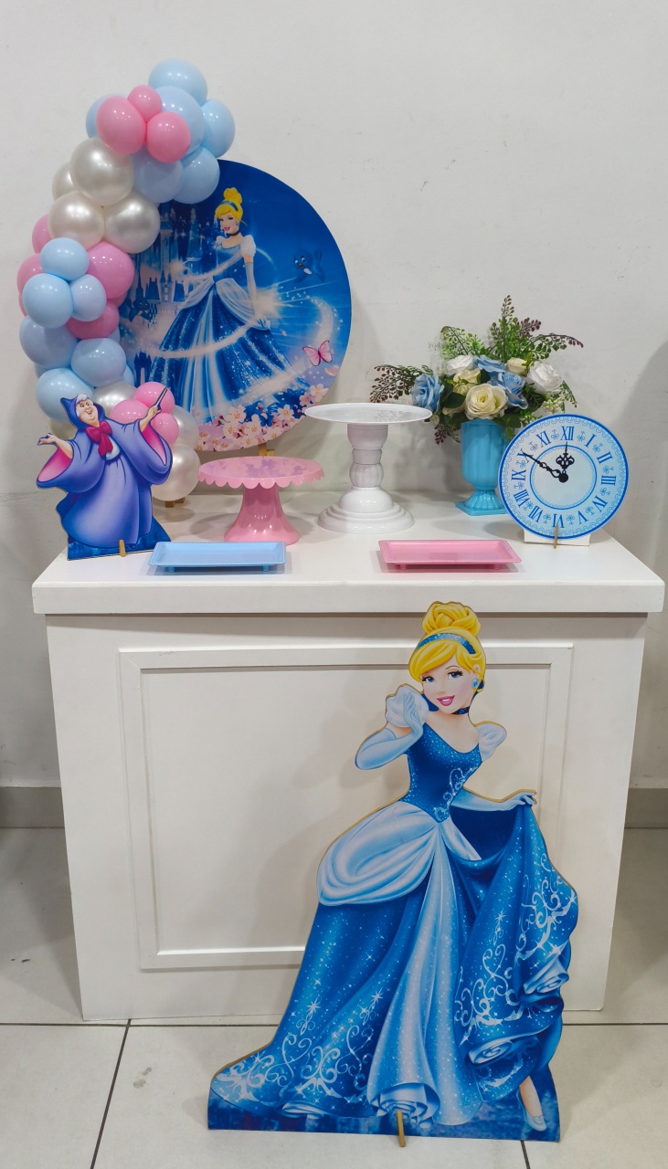 Mini Cenário Cinderela Kit 2 - Thefest