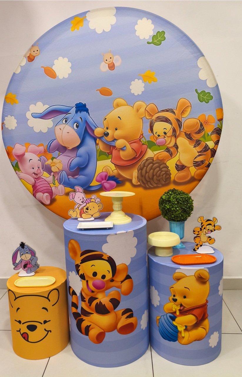 Kit Prata Ursinho Pooh - Thefest