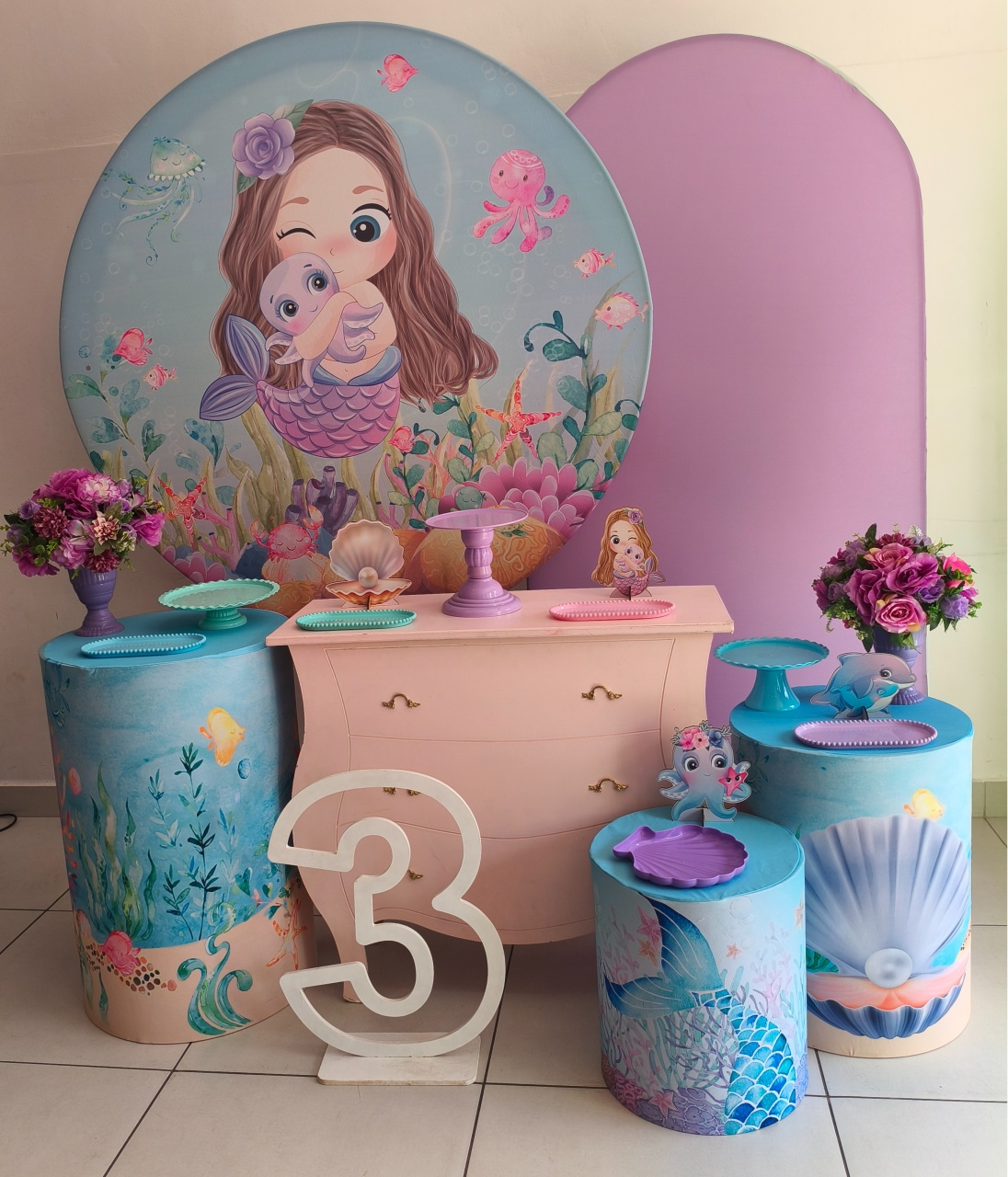 Kit Diamante Sereia Cute 2 - Thefest