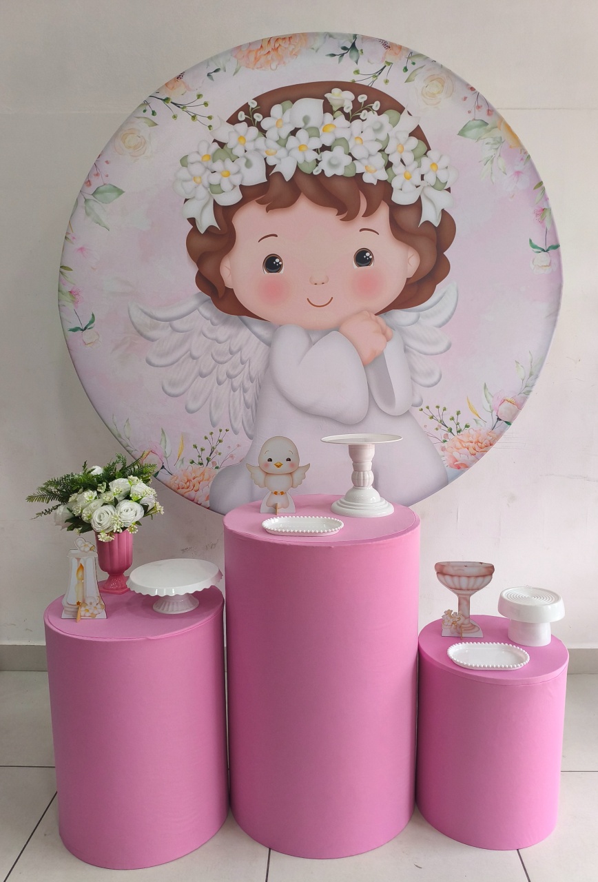 Kit Prata Batizado Menina  - Thefest
