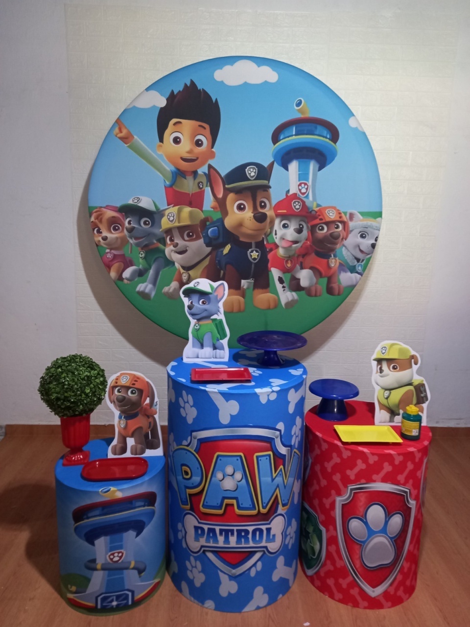 Kit Prata Patrulha Canina - Thefest