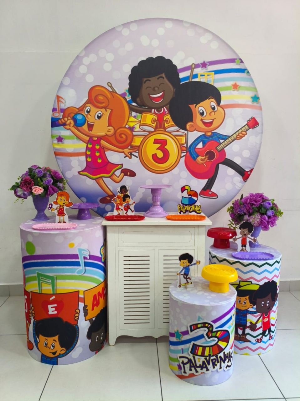 Kit Ouro 3 Palavrinhas Menina - Thefest